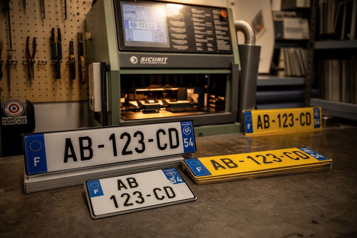 Plaques d'immatriculation — atelier de Cordonnerie Rambouillet à Rambouillet