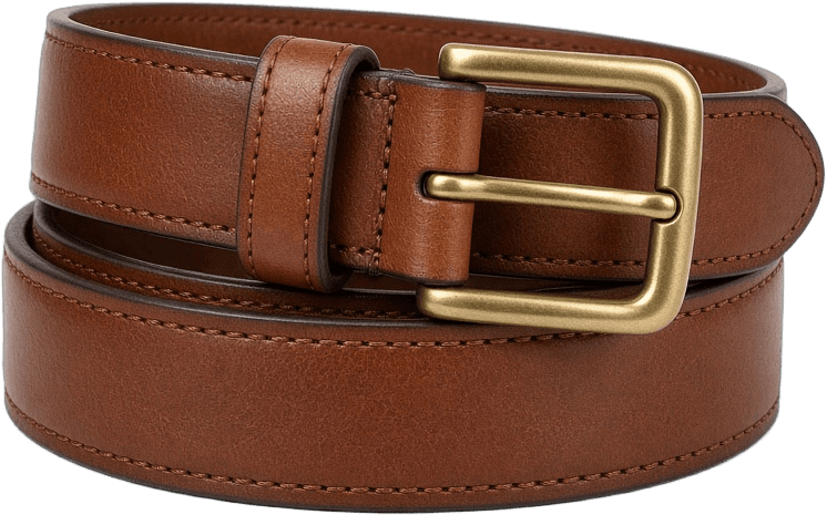 Ceinture en cuir entretenue et remise en état à Rambouillet